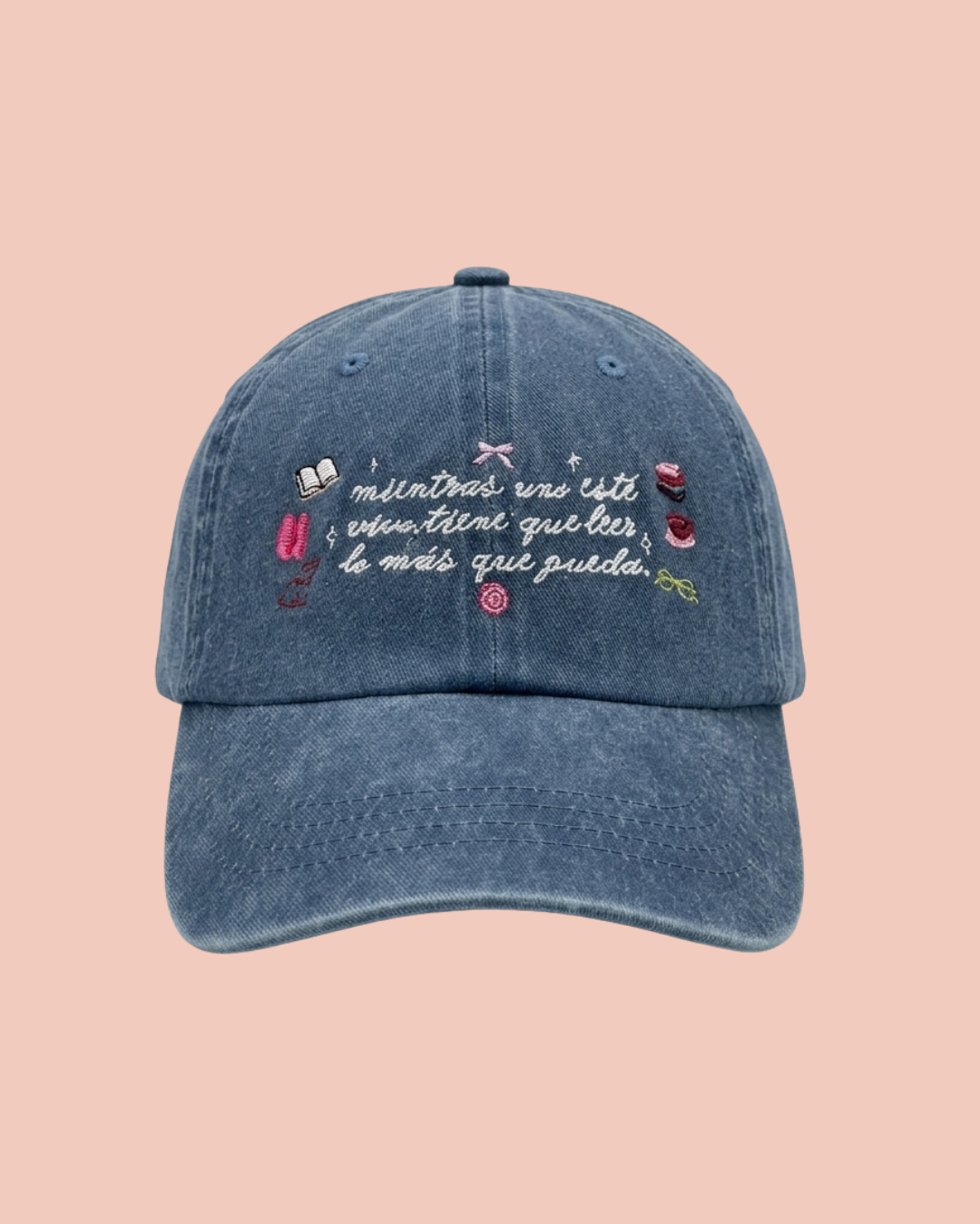 Gorra viviendo y leyendo 💫